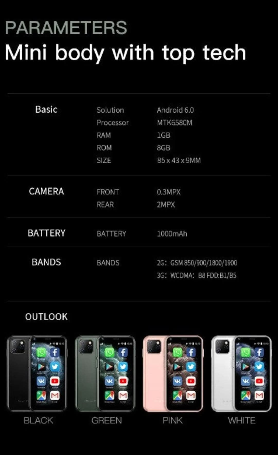 Mini-smartphone